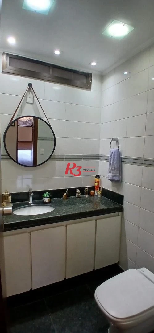 Apartamento com 3 dormitórios à venda, 155 m² por R$ 1.280.000,00 - Gonzaga - Santos/SP