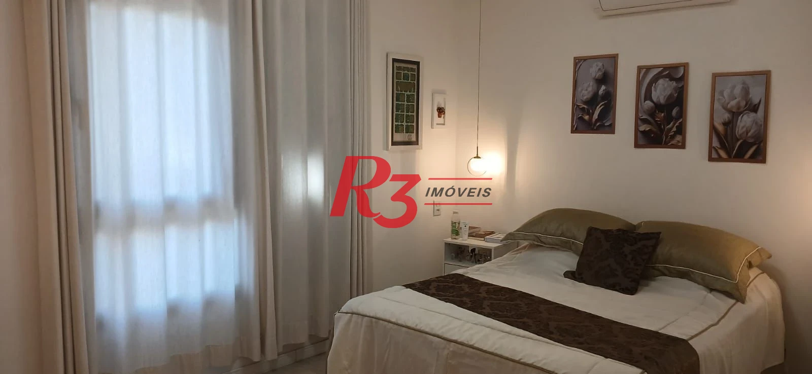 Apartamento com 3 dormitórios à venda, 155 m² por R$ 1.280.000,00 - Gonzaga - Santos/SP