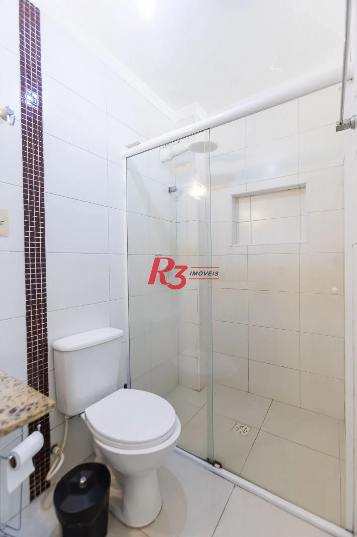 Apartamento com 1 dormitório à venda, 43 m² por R$ 430.000,00 - Aparecida - Santos/SP