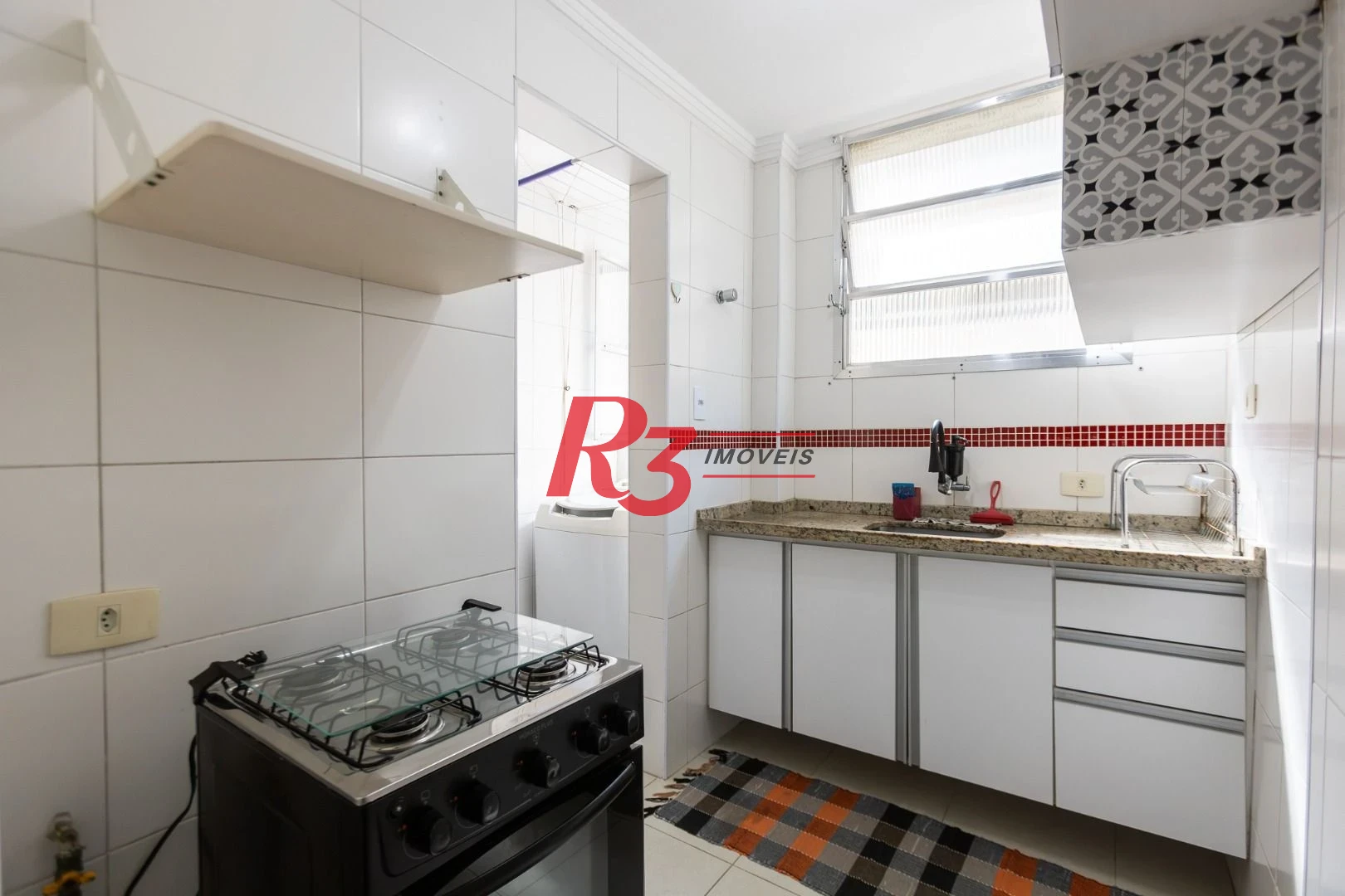 Apartamento com 1 dormitório à venda, 43 m² por R$ 430.000,00 - Aparecida - Santos/SP