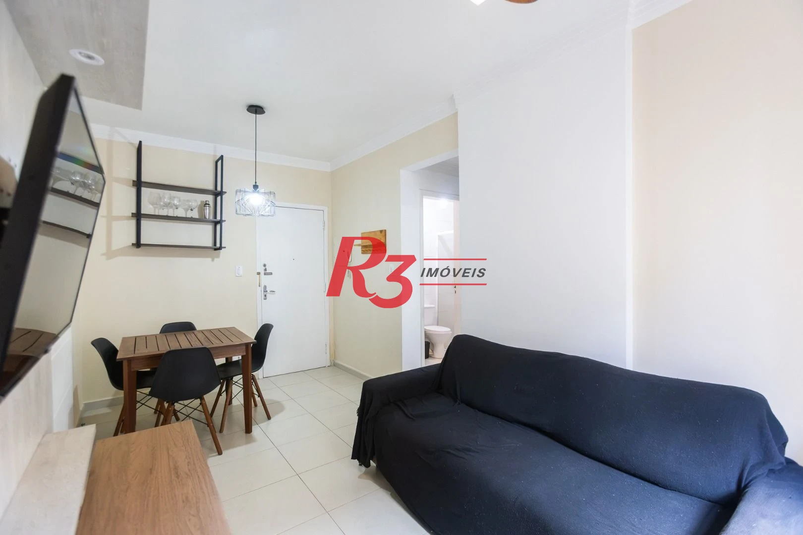 Apartamento com 1 dormitório à venda, 43 m² por R$ 430.000,00 - Aparecida - Santos/SP