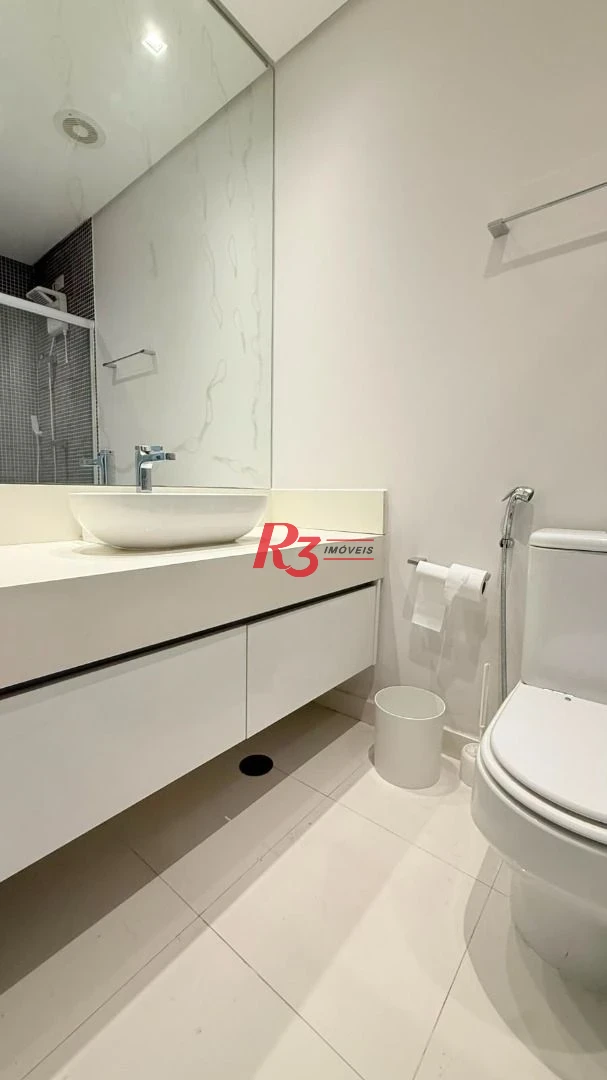 Apartamento com 2 dormitórios à venda, 73 m² por R$ 1.900.000,00 - Pompéia - Santos/SP