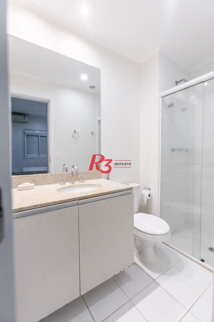 Apartamento com 1 dormitório para alugar, 47 m² por R$ 5.300,02/mês - Boqueirão - Santos/SP