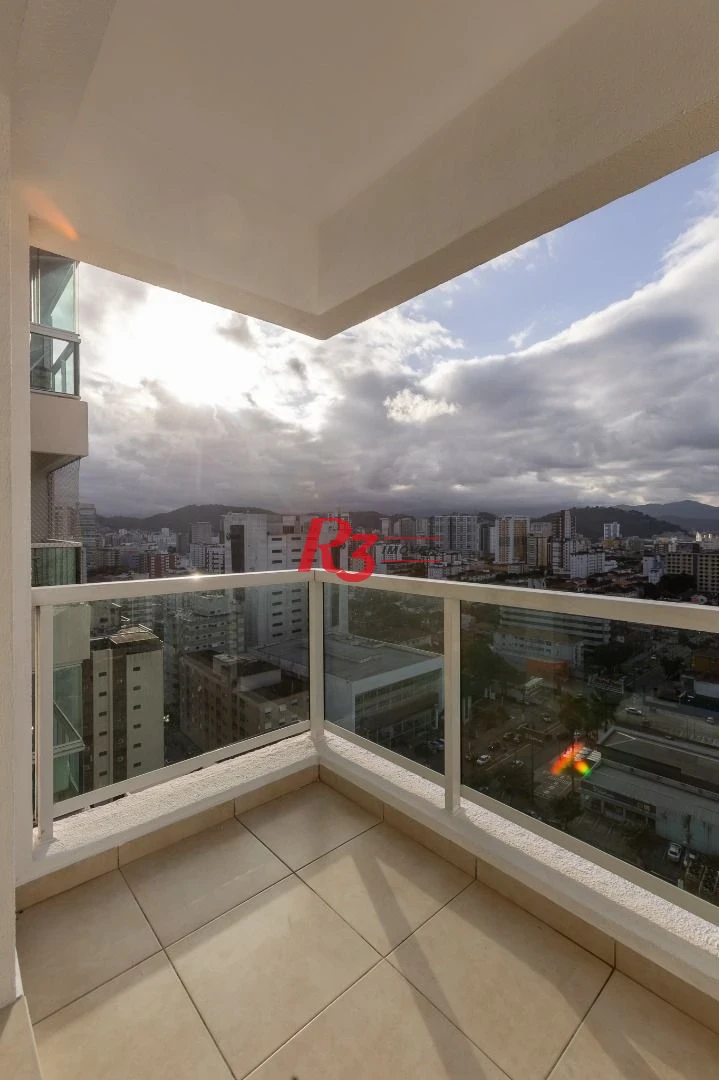 Apartamento com 1 dormitório para alugar, 47 m² por R$ 5.300,02/mês - Boqueirão - Santos/SP