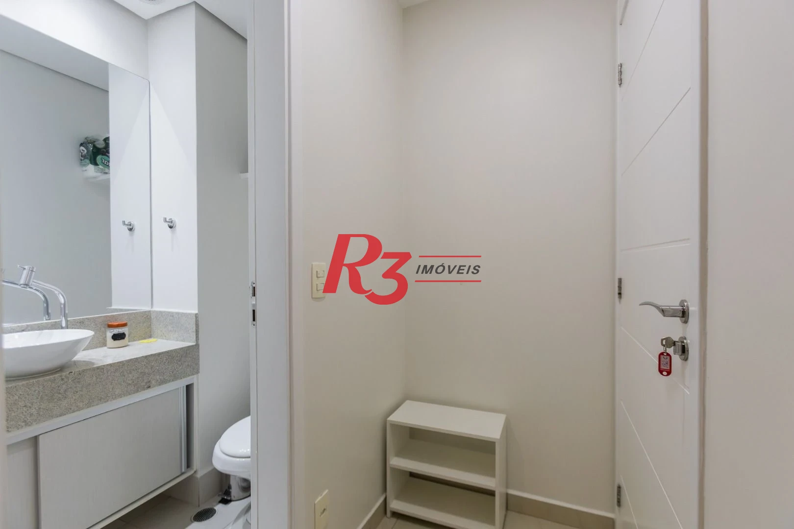 Apartamento com 1 dormitório para alugar, 47 m² por R$ 5.300,02/mês - Boqueirão - Santos/SP