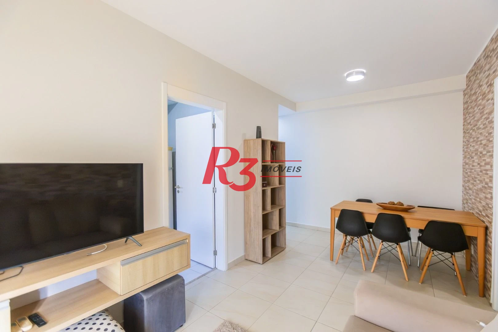 Apartamento com 1 dormitório para alugar, 47 m² por R$ 5.300,02/mês - Boqueirão - Santos/SP