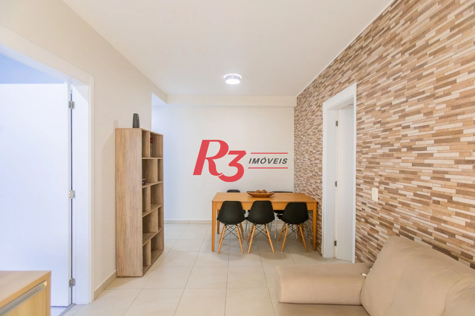 Apartamento com 1 dormitório para alugar, 47 m² por R$ 5.300,02/mês - Boqueirão - Santos/SP