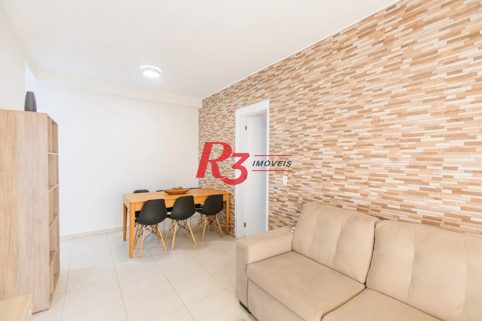 Apartamento com 1 dormitório para alugar, 47 m² por R$ 5.300,02/mês - Boqueirão - Santos/SP