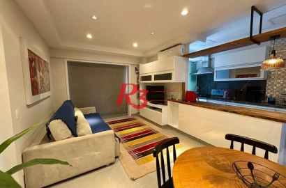 Apartamento com 2 dormitórios à venda, 73 m² por R$ 1.650.000,00 - Gonzaga - Santos/SP