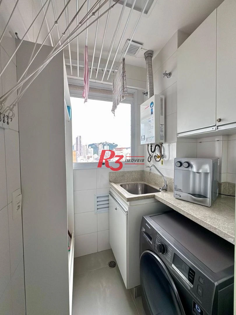 Apartamento com 2 dormitórios à venda, 73 m² por R$ 1.650.000,00 - Gonzaga - Santos/SP