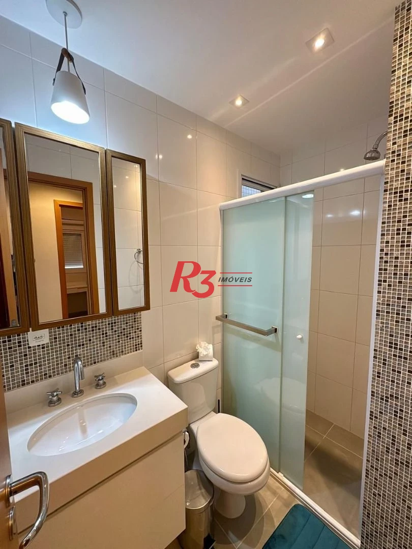 Apartamento com 2 dormitórios à venda, 73 m² por R$ 1.650.000,00 - Gonzaga - Santos/SP