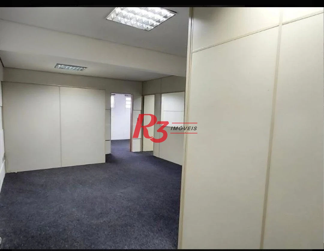 Sala para alugar, 118 m² por R$ 3.012,94/mês - Centro - Santos/SP