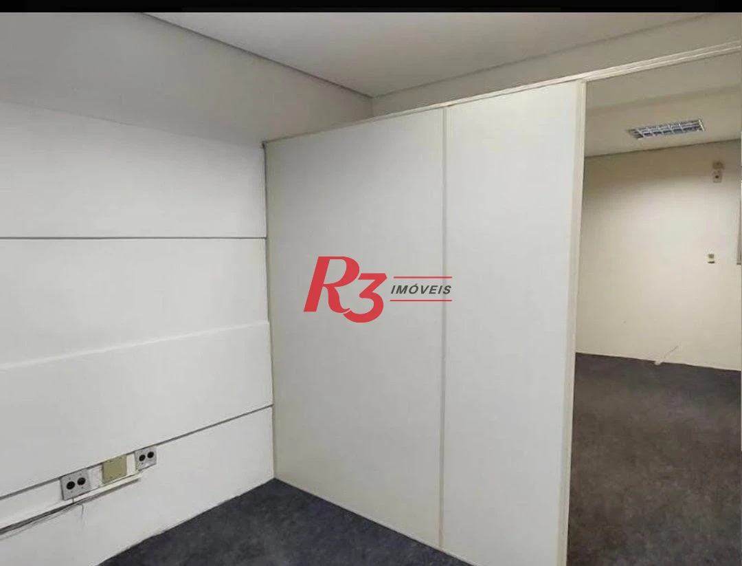 Sala para alugar, 118 m² por R$ 3.012,94/mês - Centro - Santos/SP
