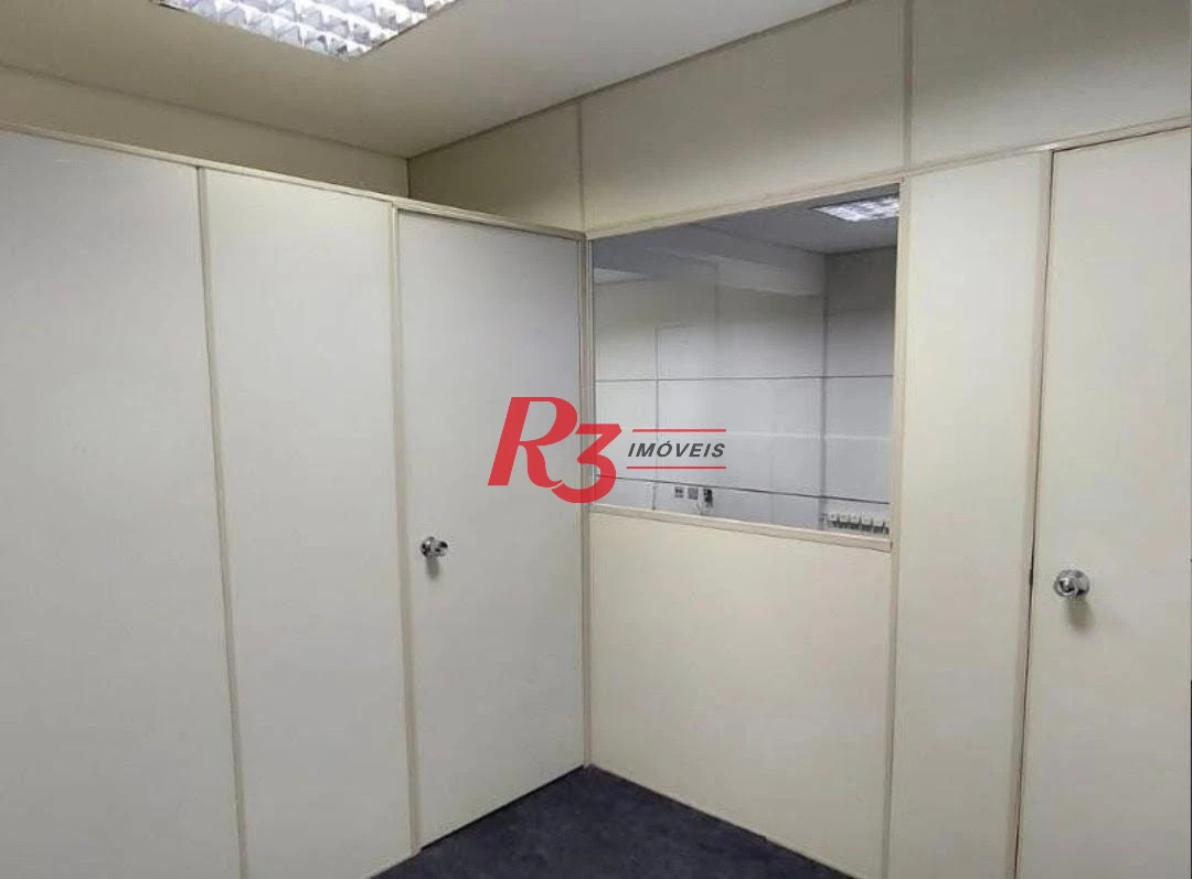 Sala para alugar, 118 m² por R$ 3.012,94/mês - Centro - Santos/SP