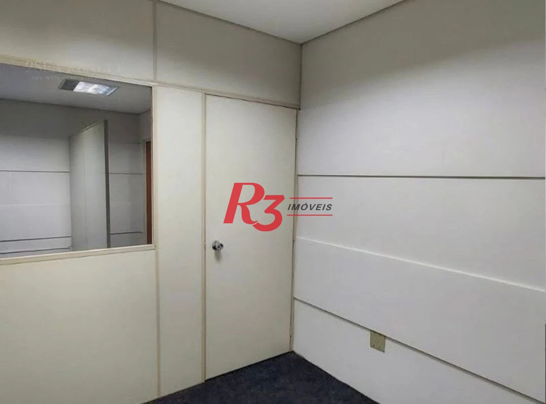 Sala para alugar, 118 m² por R$ 3.012,94/mês - Centro - Santos/SP