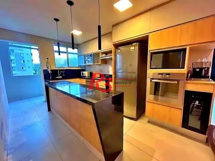 Apartamento com 3 dormitórios à venda, 144 m² por R$ 1.000.000,00 - Gonzaga - Santos/SP