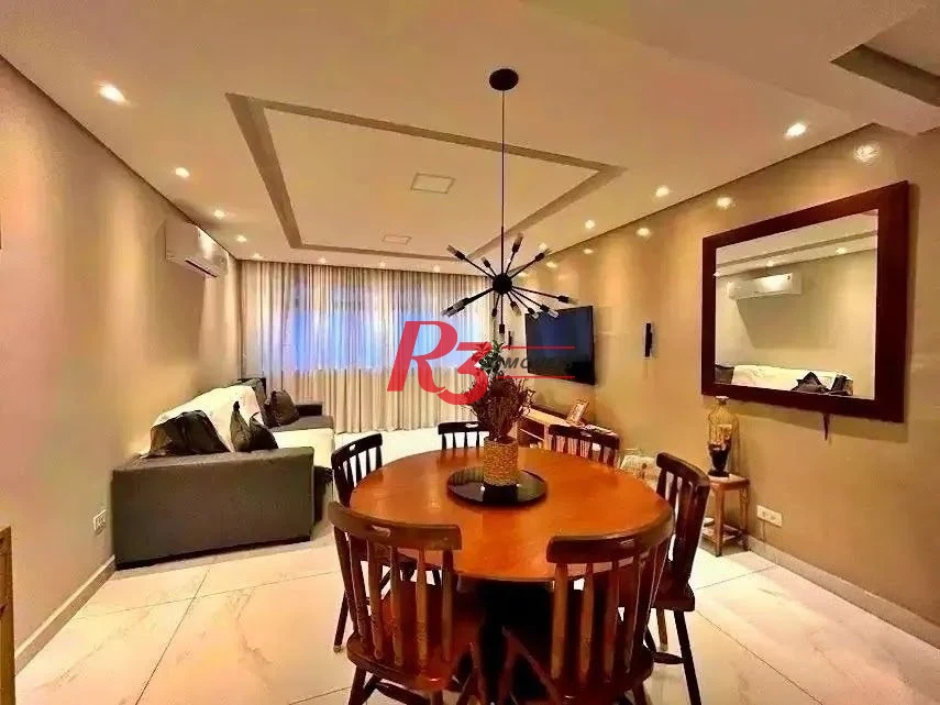 Apartamento com 3 dormitórios à venda, 144 m² por R$ 1.000.000,00 - Gonzaga - Santos/SP
