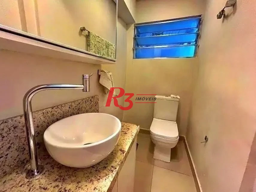 Apartamento com 3 dormitórios à venda, 144 m² por R$ 1.000.000,00 - Gonzaga - Santos/SP