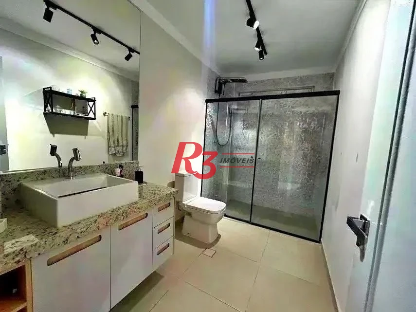 Apartamento com 3 dormitórios à venda, 144 m² por R$ 1.000.000,00 - Gonzaga - Santos/SP