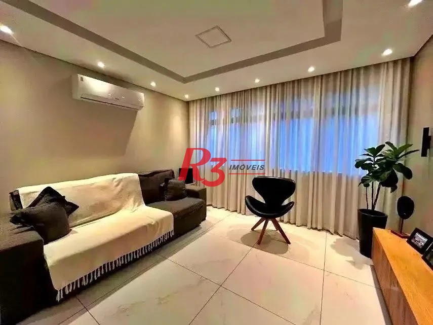 Apartamento com 3 dormitórios à venda, 144 m² por R$ 1.000.000,00 - Gonzaga - Santos/SP