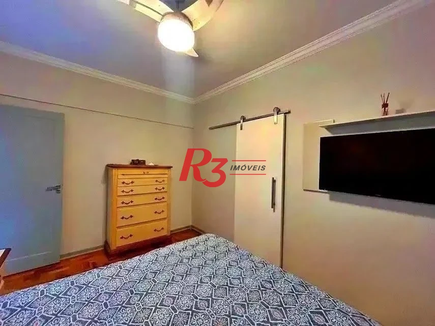 Apartamento com 3 dormitórios à venda, 144 m² por R$ 1.000.000,00 - Gonzaga - Santos/SP