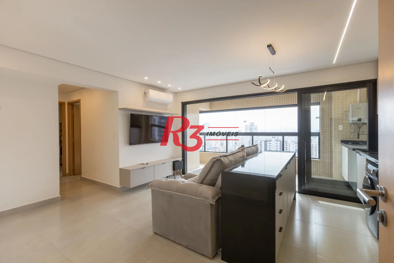 Apartamento com 2 dormitórios para alugar, 65 m² por R$ 7.800,00/mês - Ponta da Praia - Santos/SP