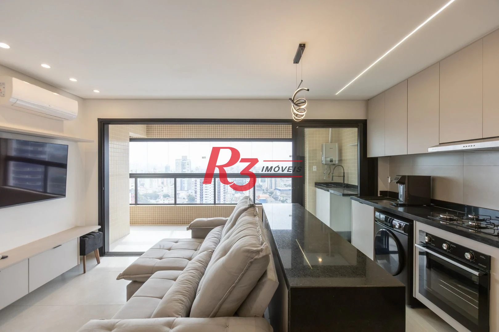 Apartamento com 2 dormitórios para alugar, 65 m² por R$ 7.800,00/mês - Ponta da Praia - Santos/SP