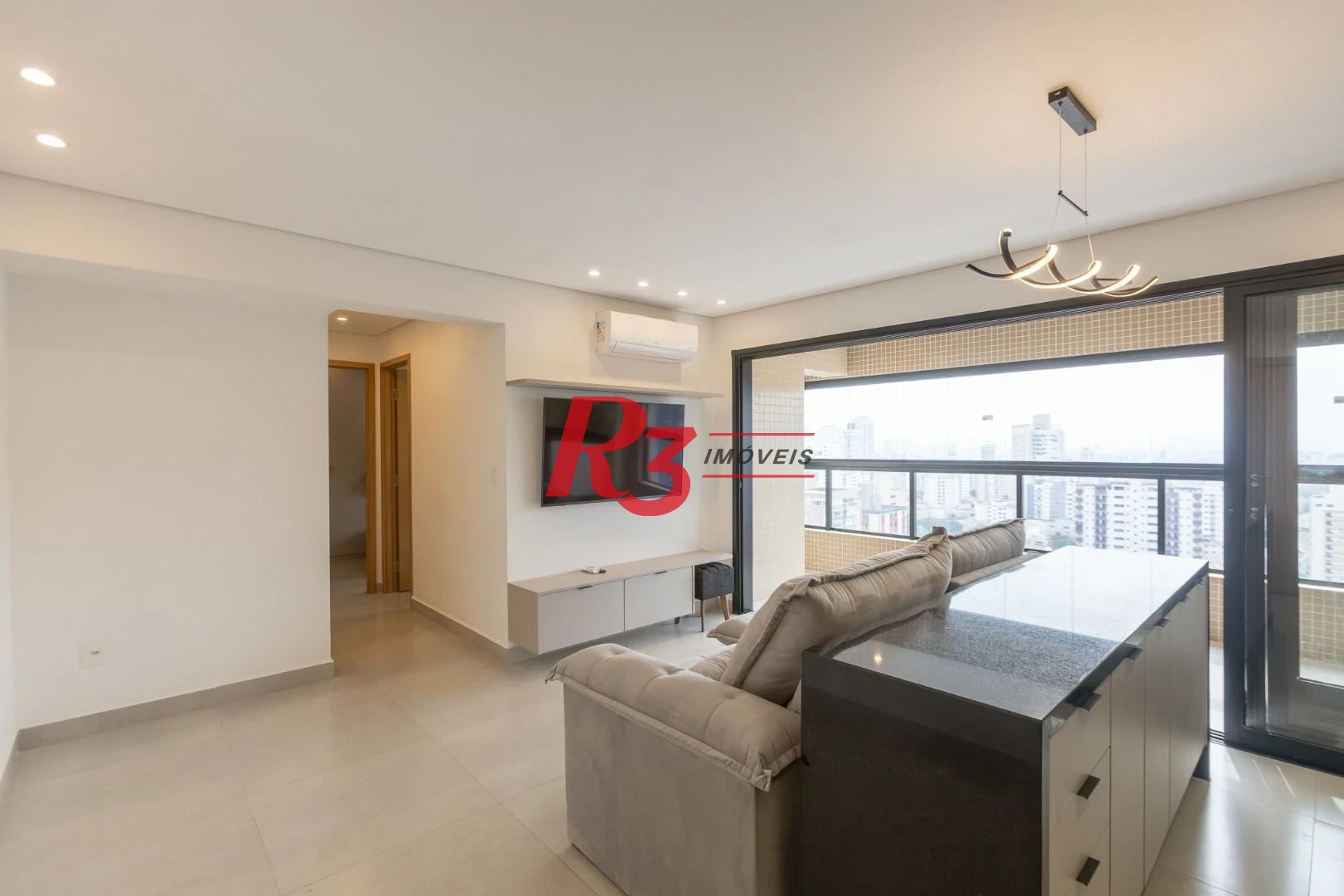 Apartamento com 2 dormitórios para alugar, 65 m² por R$ 7.800,00/mês - Ponta da Praia - Santos/SP