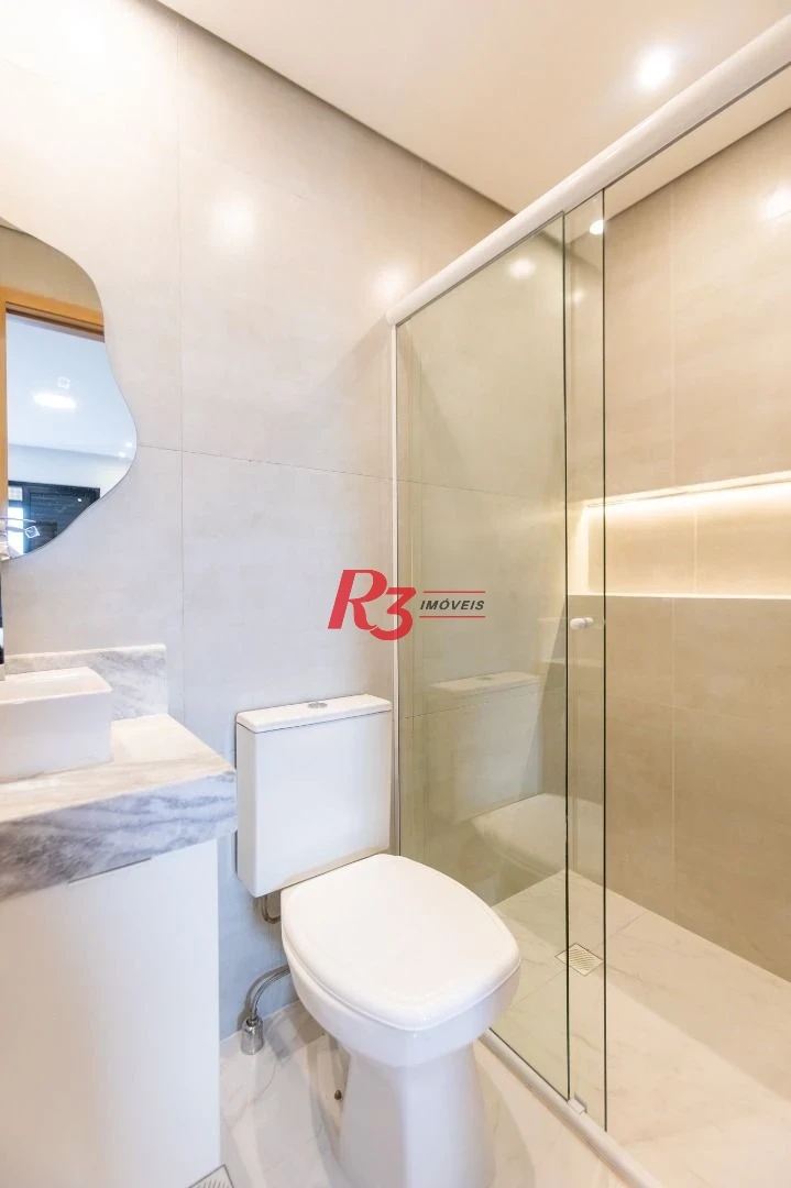 Apartamento com 2 dormitórios para alugar, 65 m² por R$ 7.800,00/mês - Ponta da Praia - Santos/SP