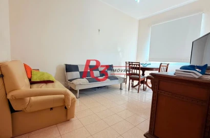 Apartamento com 1 dormitório à venda, 36 m² por R$ 425.000,00 - Aparecida - Santos/SP