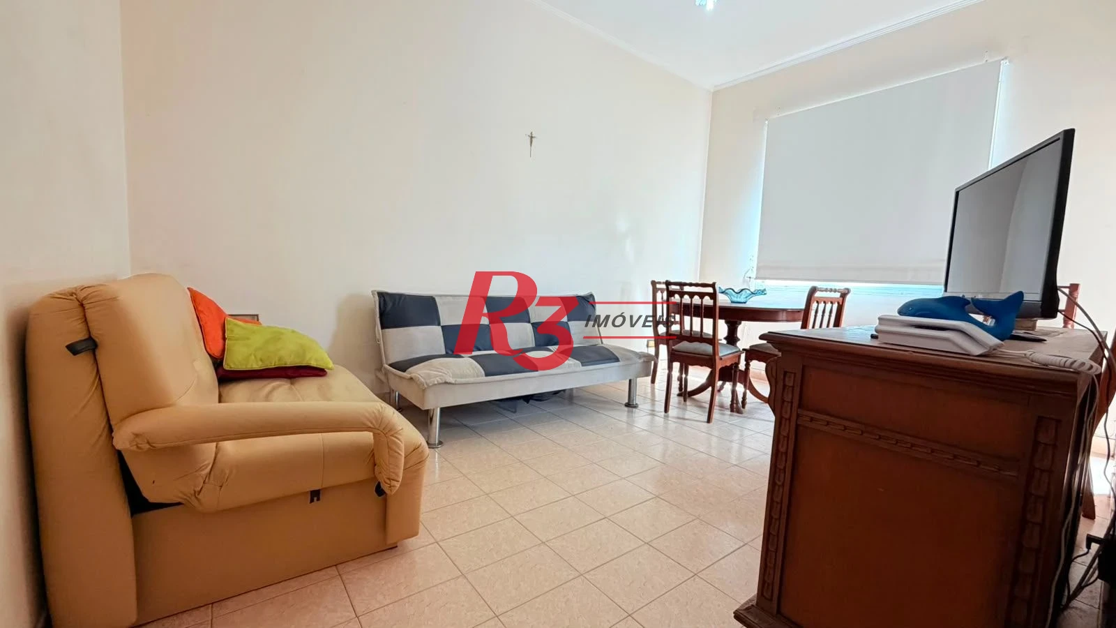Apartamento com 1 dormitório à venda, 36 m² por R$ 425.000,00 - Aparecida - Santos/SP