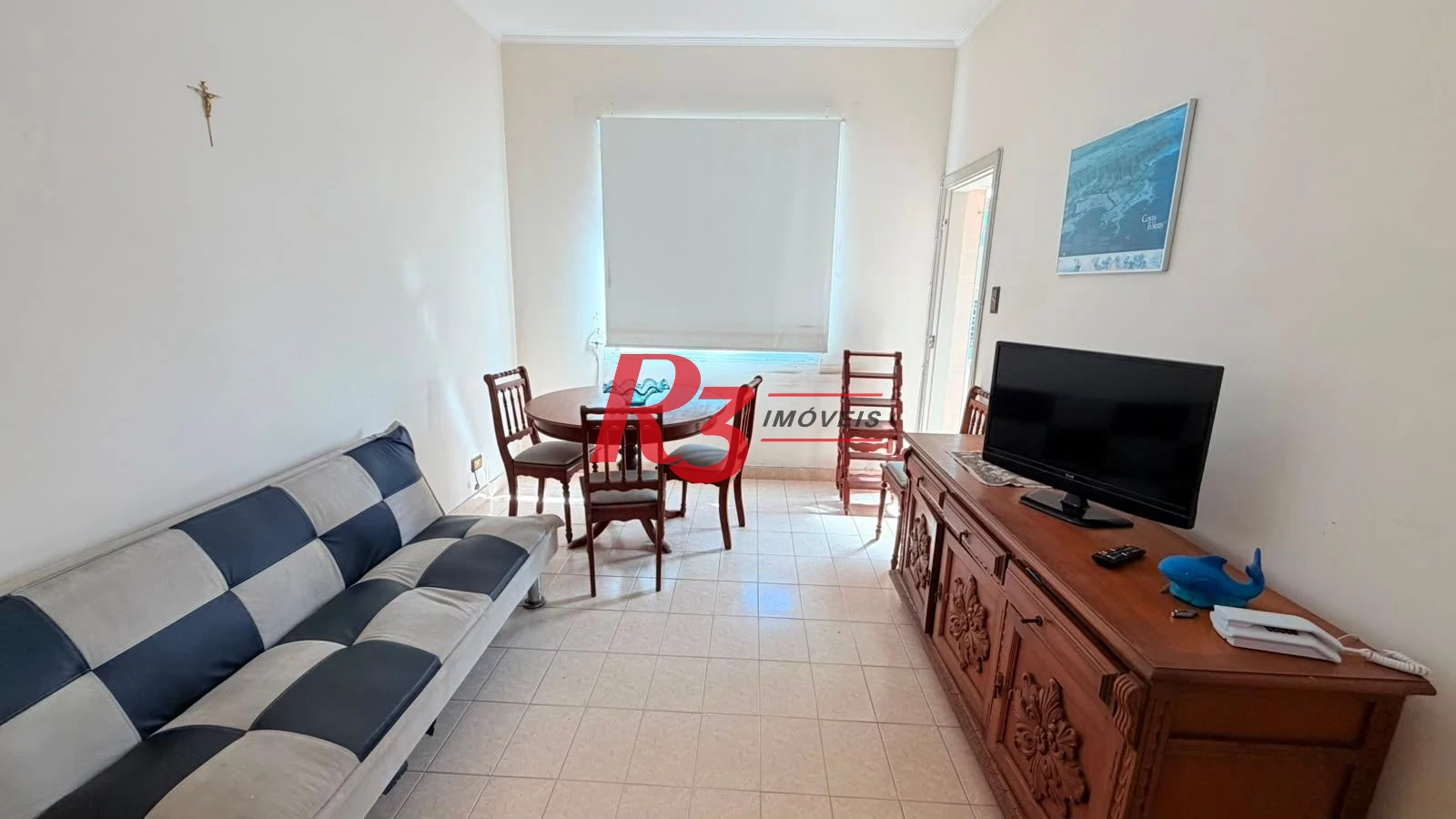 Apartamento com 1 dormitório à venda, 36 m² por R$ 425.000,00 - Aparecida - Santos/SP