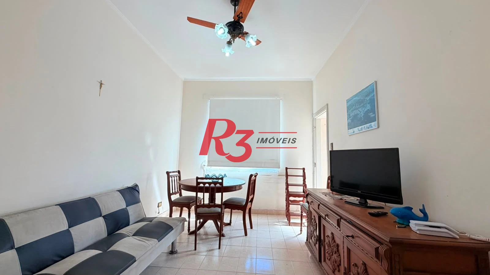 Apartamento com 1 dormitório à venda, 36 m² por R$ 425.000,00 - Aparecida - Santos/SP