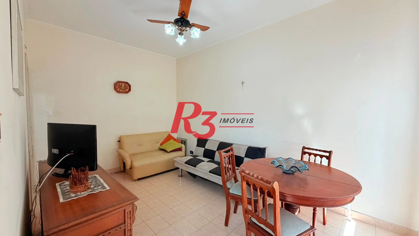 Apartamento com 1 dormitório à venda, 36 m² por R$ 425.000,00 - Aparecida - Santos/SP