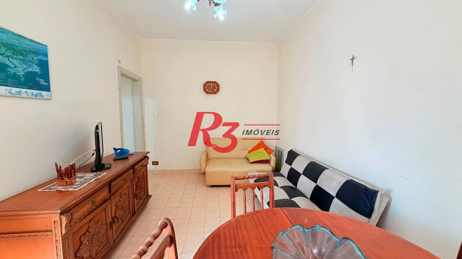 Apartamento com 1 dormitório à venda, 36 m² por R$ 425.000,00 - Aparecida - Santos/SP