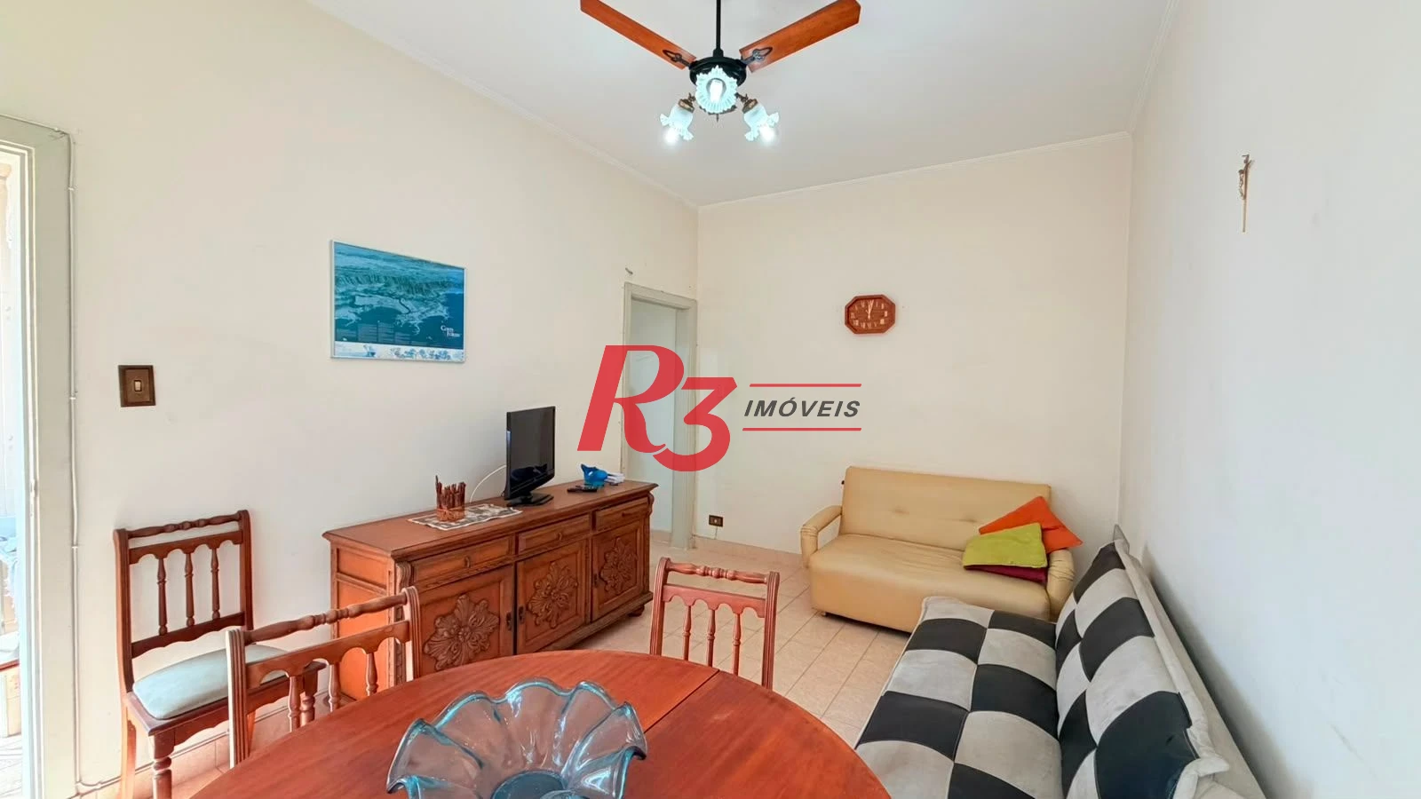 Apartamento com 1 dormitório à venda, 36 m² por R$ 425.000,00 - Aparecida - Santos/SP