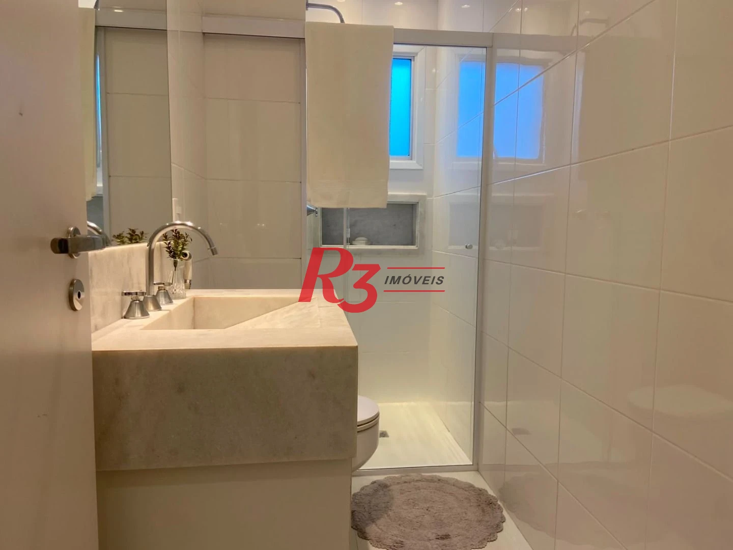 Apartamento com 1 dormitório para alugar, 49 m² por R$ 4.000,00/mês - Macuco - Santos/SP