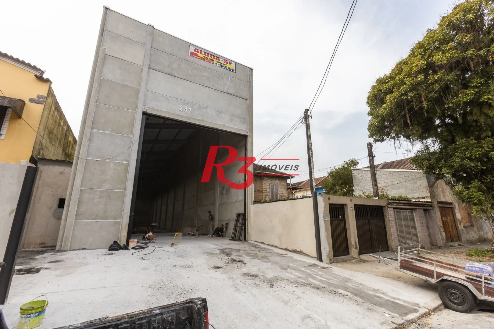 Galpão para alugar, 500 m² por R$ 30.000,01/mês - Macuco - Santos/SP