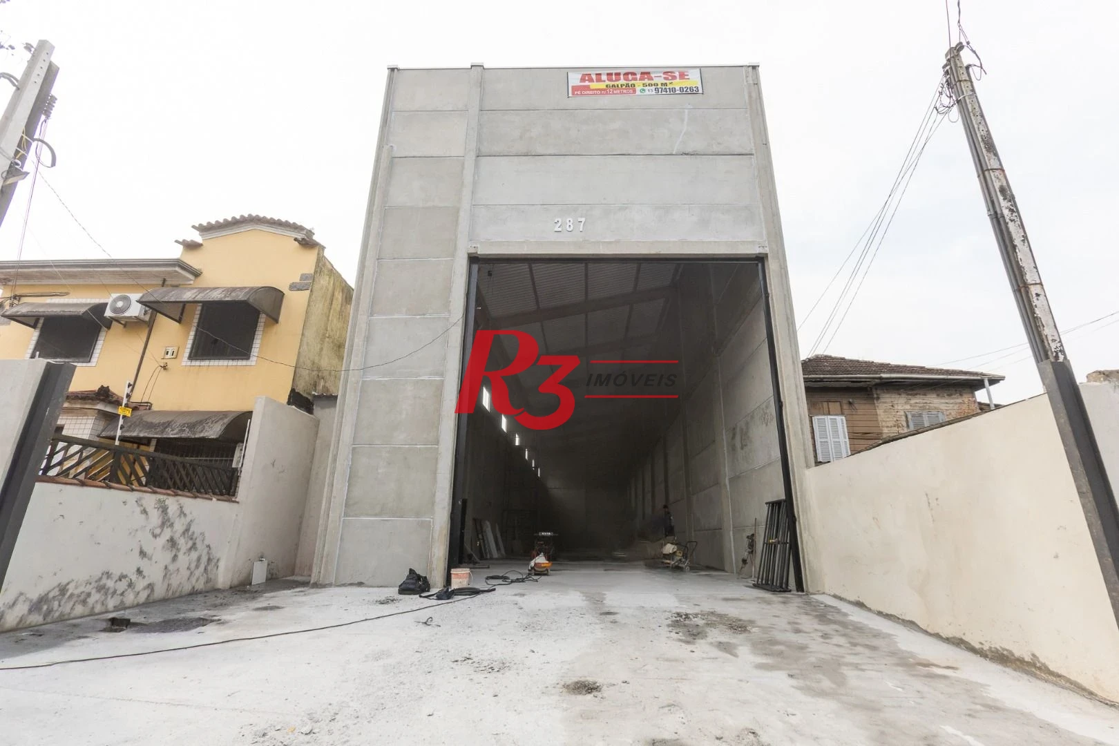 Galpão para alugar, 500 m² por R$ 30.000,01/mês - Macuco - Santos/SP