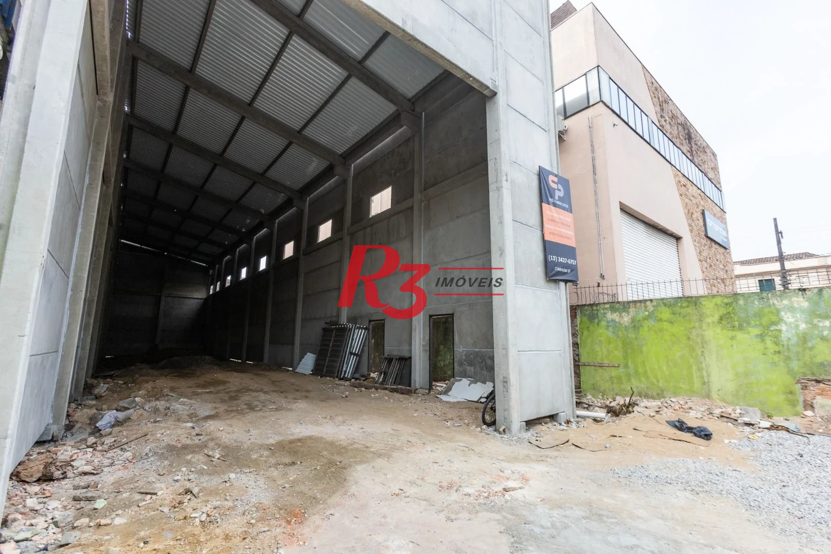 Galpão para alugar, 500 m² por R$ 23.000,01/mês - Macuco - Santos/SP