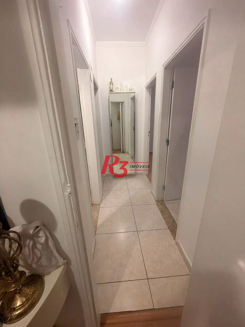 Apartamento com 3 dormitórios à venda, 106 m² por R$ 933.000,00 - Gonzaga - Santos/SP