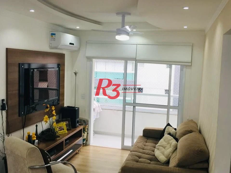 Apartamento com 2 dormitórios à venda, 74 m² por R$ 680.000,00 - José Menino - Santos/SP