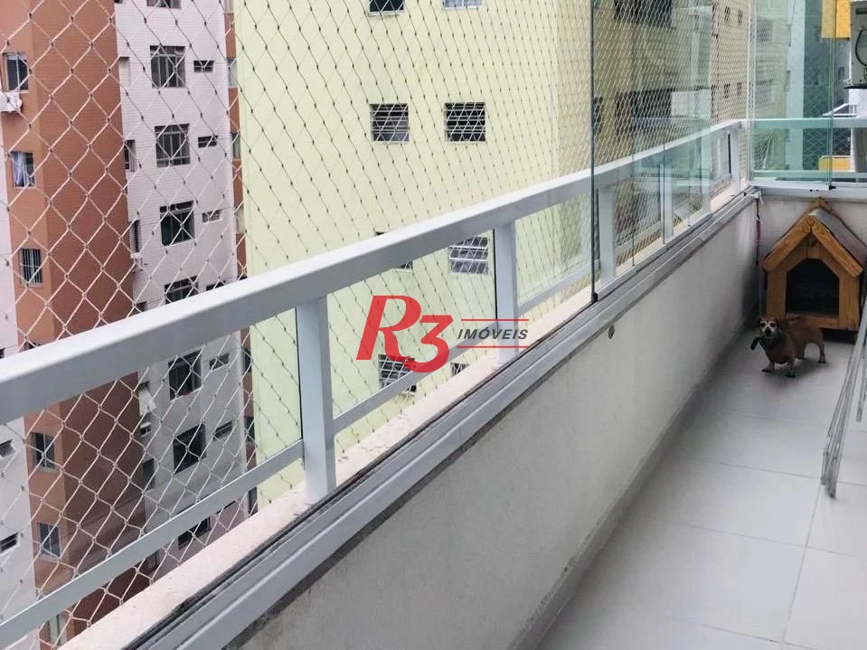Apartamento com 2 dormitórios à venda, 74 m² por R$ 680.000,00 - José Menino - Santos/SP