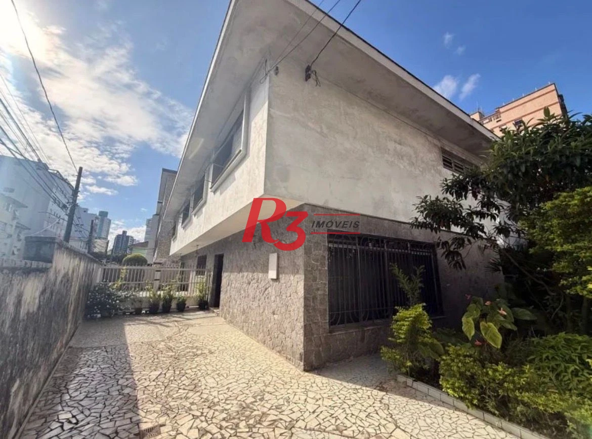 Sobrado com 5 dormitórios para alugar, 369 m² por R$ 22.000,00/mês - Ponta da Praia - Santos/SP