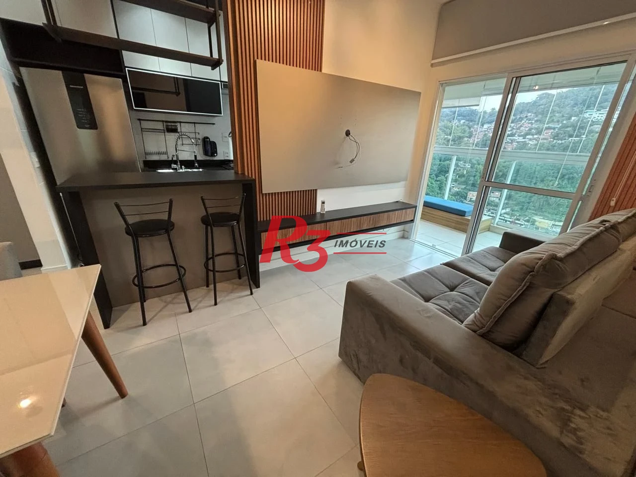 Apartamento com 1 dormitório à venda, 50 m² por R$ 585.000,00 - José Menino - Santos/SP