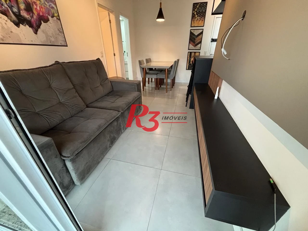 Apartamento com 1 dormitório à venda, 50 m² por R$ 585.000,00 - José Menino - Santos/SP