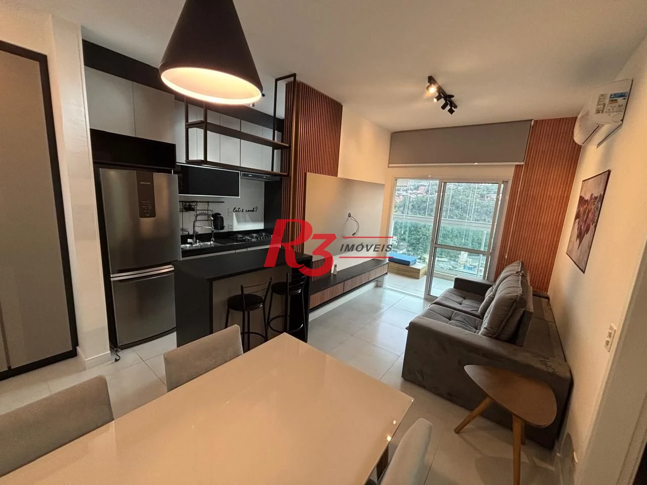 Apartamento com 1 dormitório à venda, 50 m² por R$ 585.000,00 - José Menino - Santos/SP