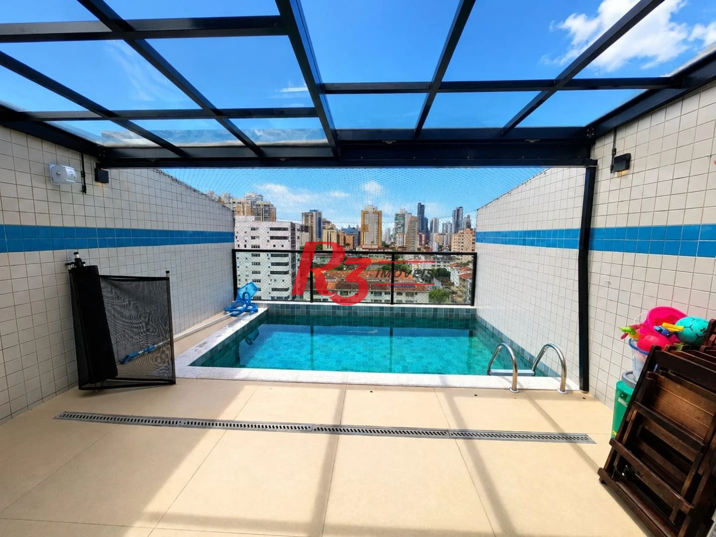Cobertura com 3 dormitórios à venda, 160 m² por R$ 1.300.000,00 - Campo Grande - Santos/SP