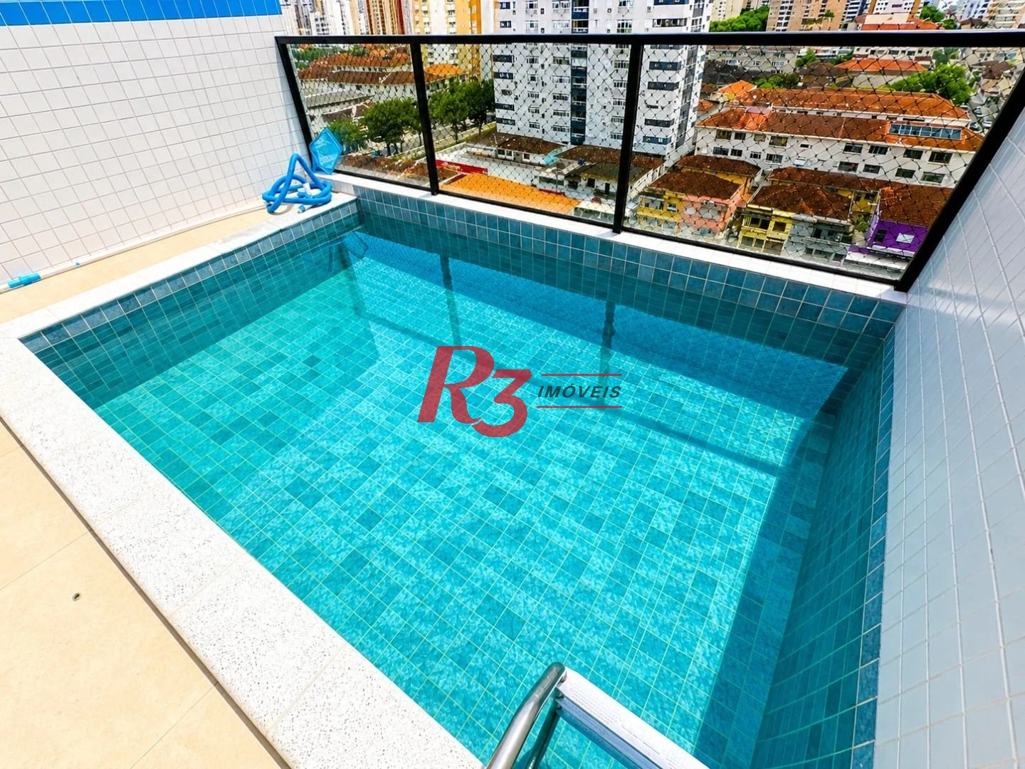 Cobertura com 3 dormitórios à venda, 160 m² por R$ 1.300.000,00 - Campo Grande - Santos/SP
