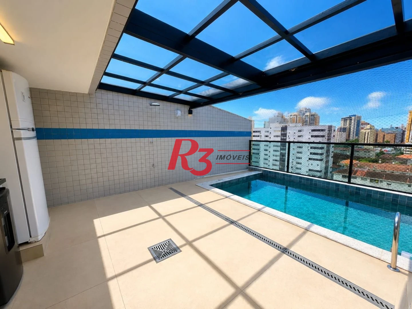 Cobertura com 3 dormitórios à venda, 160 m² por R$ 1.300.000,00 - Campo Grande - Santos/SP